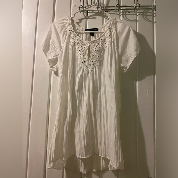 French Laundry bling blouse-large like new - Picture 1 of 5